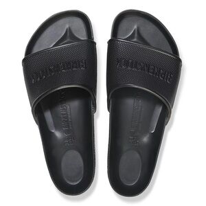 Birkenstock Black Slip-On EVA Slides Sandals
